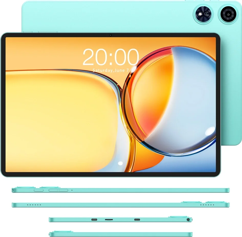 Планшет Teclast P50Ai A733 (1.6) 8C RAM6Gb ROM128Gb 10.92" IPS 1280x800 Android 15 голубой 13Mpix 5Mpix BT WiFi microSD 1Tb 7000mAh