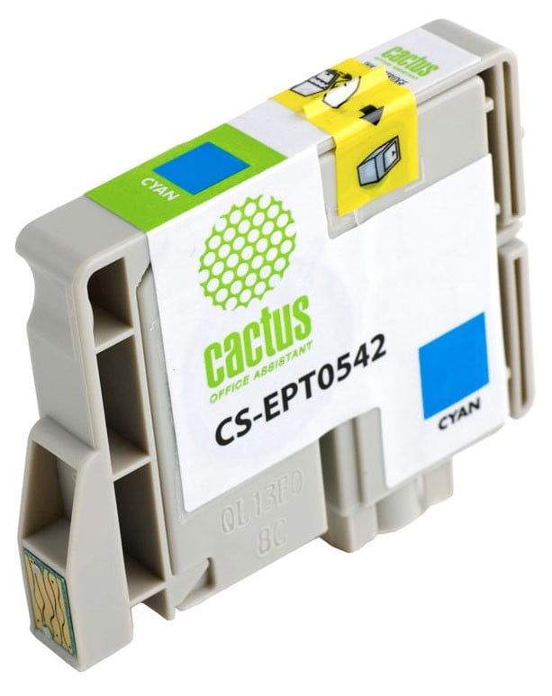 Картридж Cactus C13T05424010 струйный Cactus CS-EPT0542 ligh-blue для Epson Stylus Photo R800/ R1800 (16,2ml)