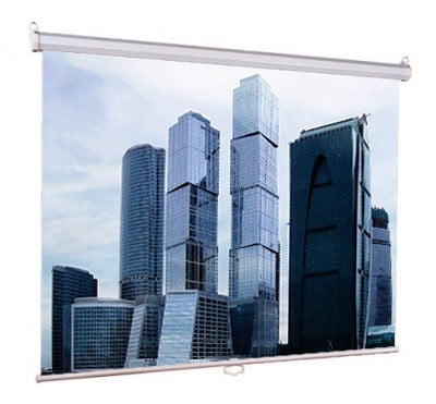 [LEP-100102] Настенный экран Lumien [Eco Picture] 180х180 см (100") Matte White восьмигранный корпус, возможность потолочн./настенного крепления, 1:1 (треугольная упаковка)