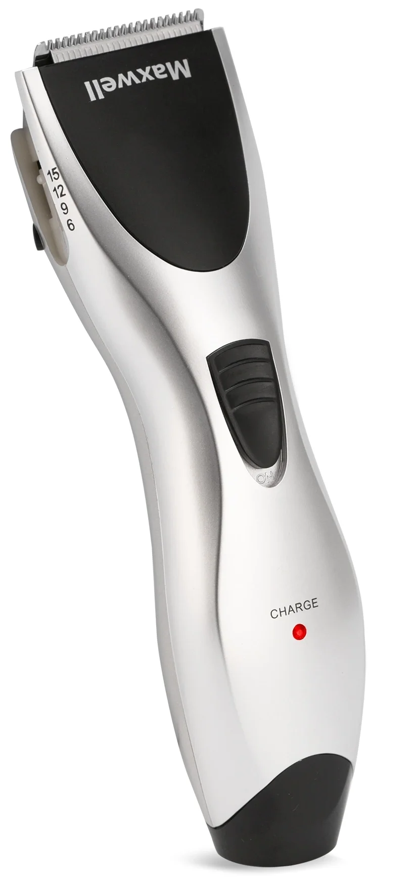 Машинка для стрижки Maxwell MW-2103 серебристый (насадок  в  компл:1шт)