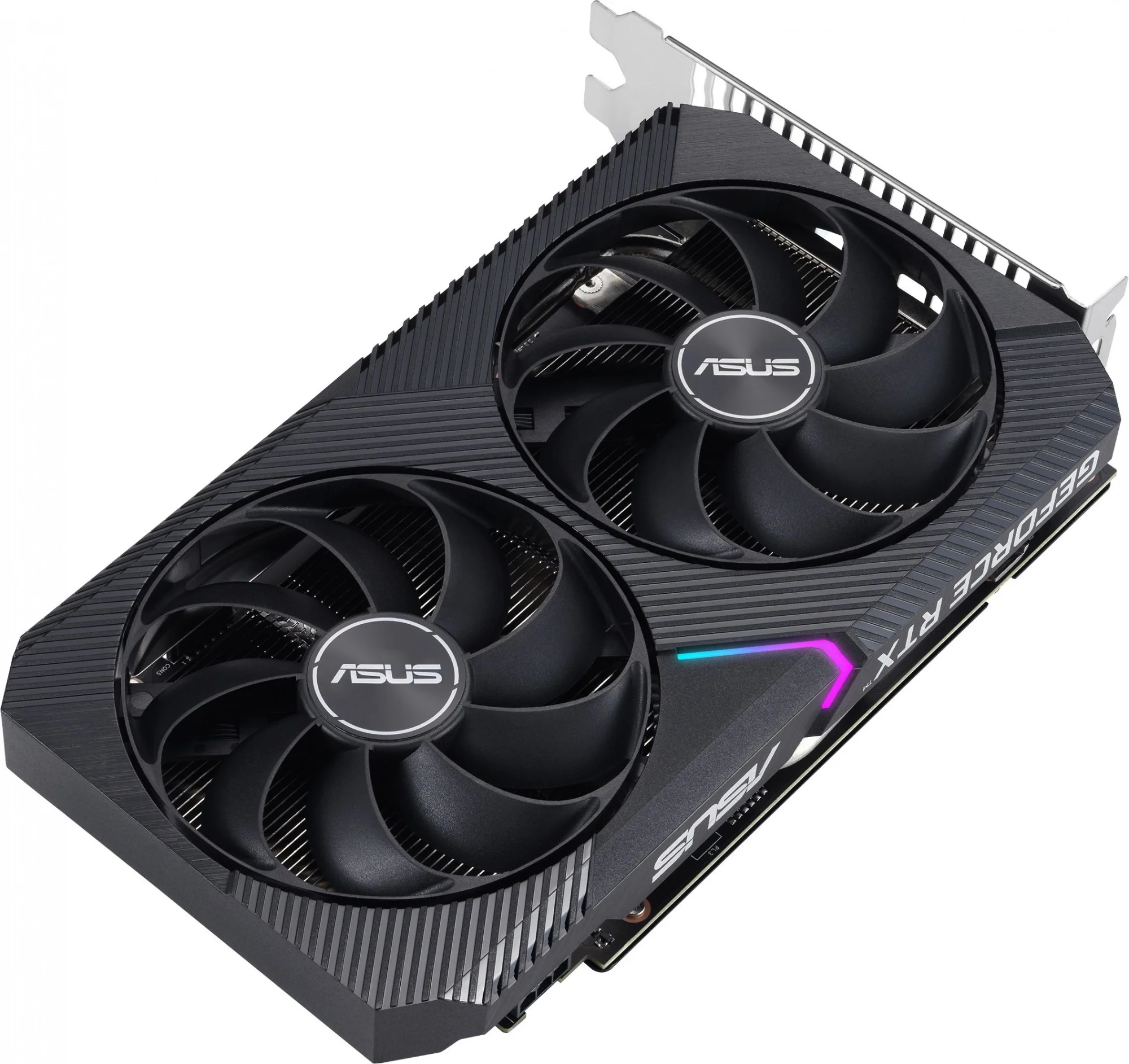 Видеокарта Asus NVIDIA - GeForce RTX 3050 Dual OC, PCI-E 4.0 16x, GDDR6 8GB 128bit, 1x DVI-D, 1x HDMI, 1x DP, max 7680 x 4320 (8K), 200мм, Full Height, DUAL-RTX3050-O8G-V2