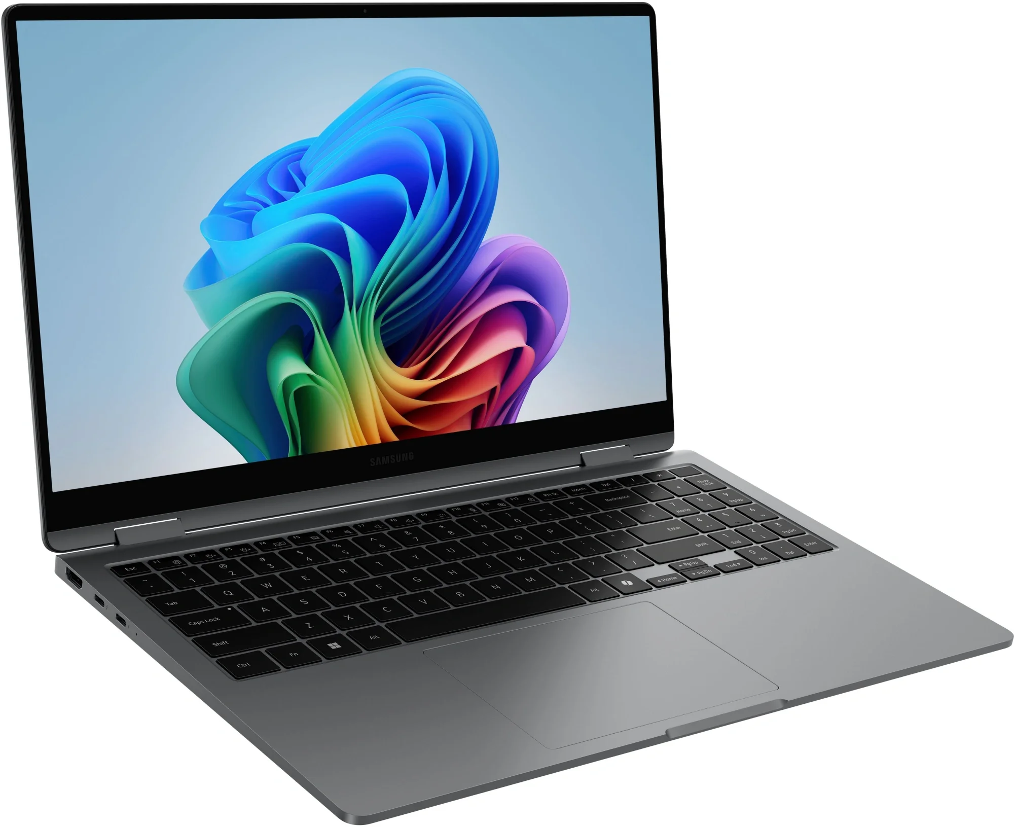 Ноутбук Samsung Galaxy Book 5 360 NP750 - 15.6", 1920x1080 (Full HD), Intel Core Ultra 7 258V 2200MHz, LPDDR5X 32 ГБ, SSD 1 ТБ, Intel Arc, Bluetooth, Wi-Fi, FPR, серый, Windows 11 Home 64, NP750QHA-LG4IN
