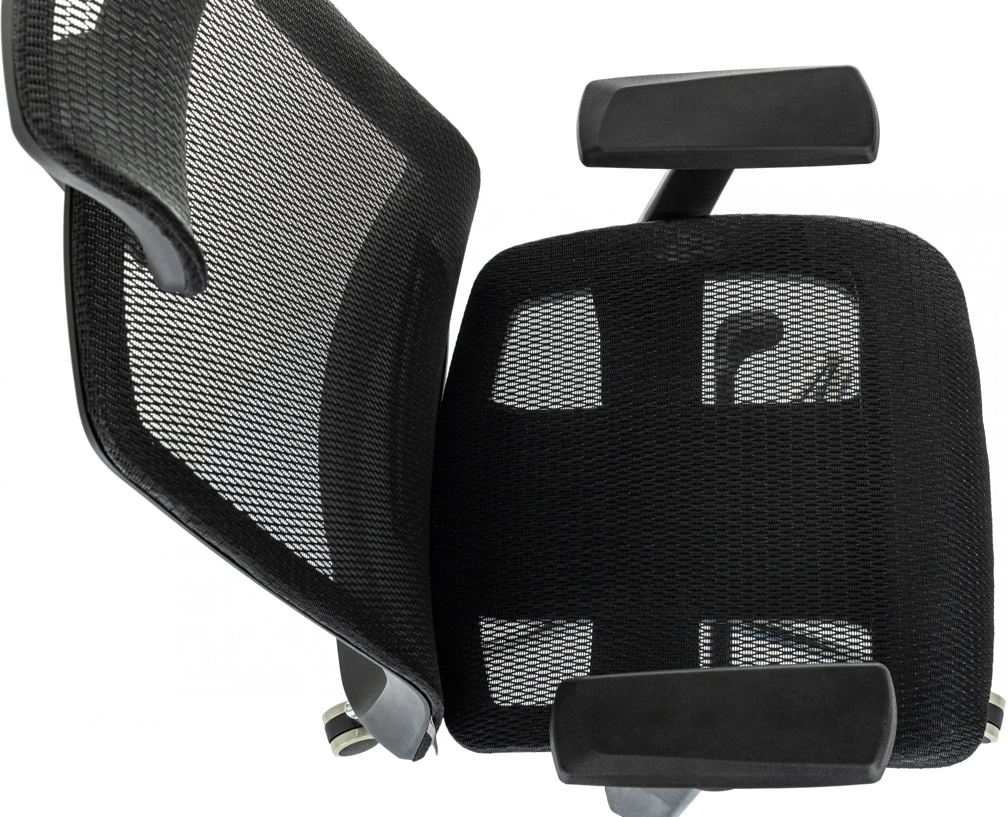 MC-912-H/SIT-M/B Кресло эргономичное Бюрократ MC-912-H черный сетка с подголов.  крестов. металл хром