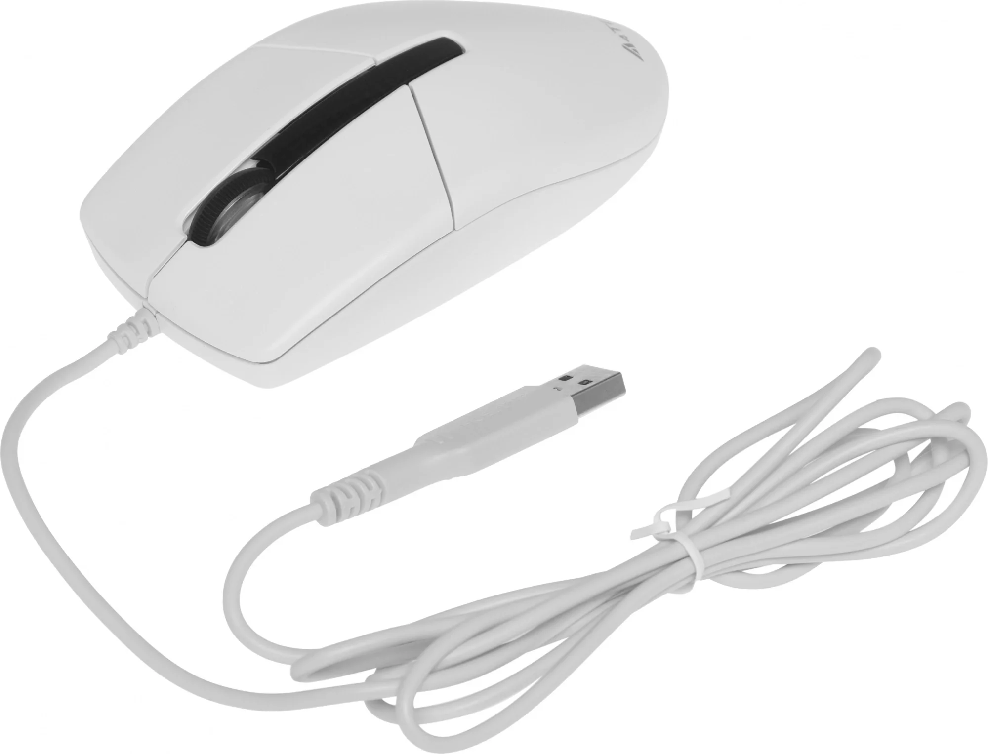 Мышь проводная A4Tech N-530S черный оптическая тихая USB N-530S