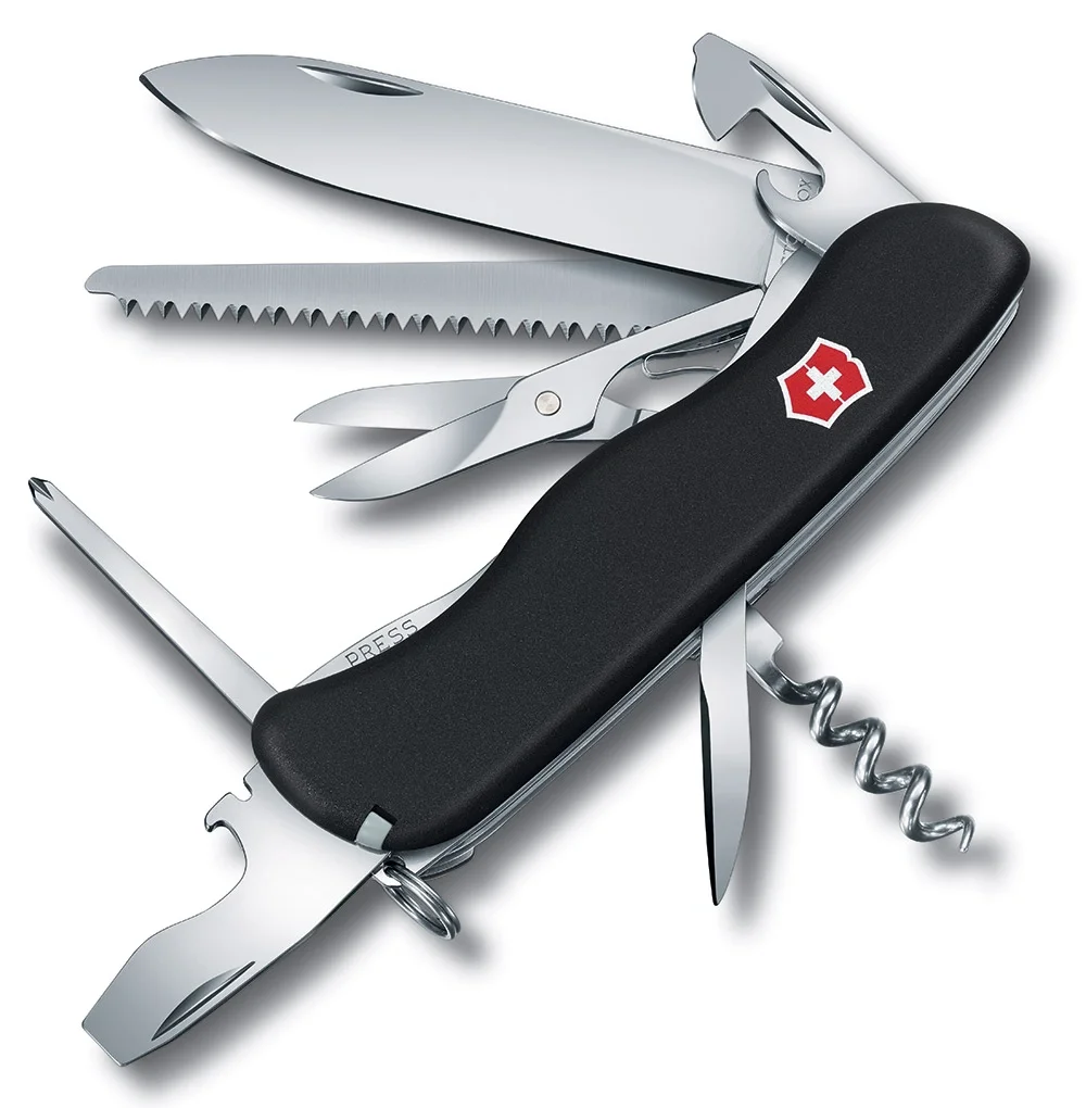 Нож перочинный Victorinox OUTRIDER (0.8513.3) 111мм 14функц. черный карт.коробка