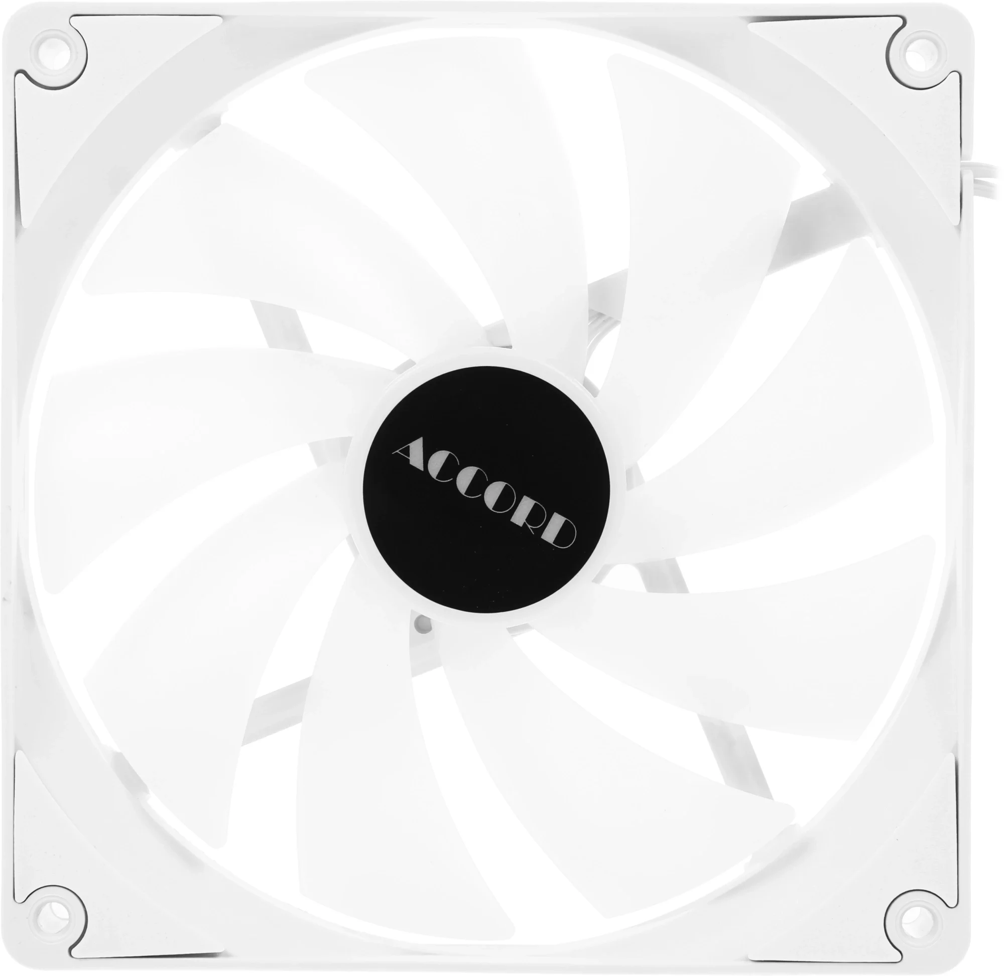 ACC-C14 ARGB WHITE Вентилятор для корпуса Accord ACC-C14 ARGB 140х140x25 белый 3-pin  26дБ  ()  brown box