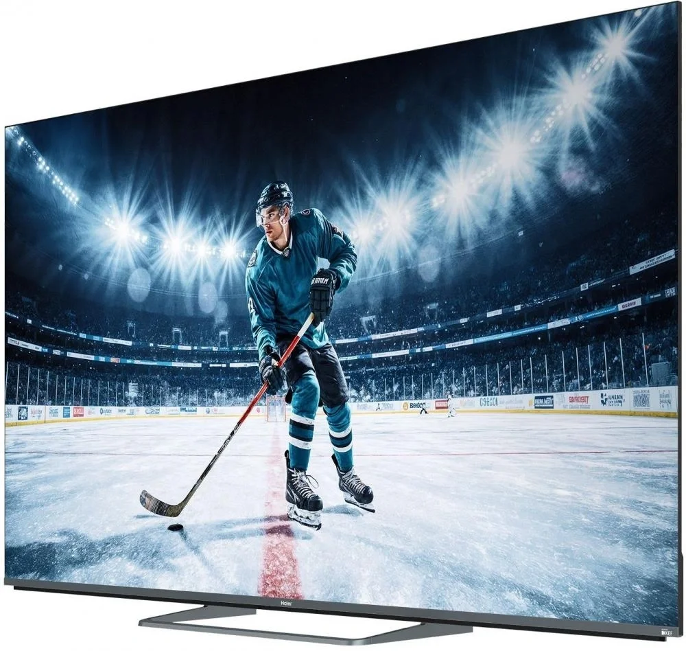 Телевизор LED Haier 65" 65 MiniLED M4 Frameless серый/серый 4K Ultra HD 60Hz MEMC DVB-T DVB-T2 DVB-C DVB-C2 DVB-S2 USB WiFi Smart TV