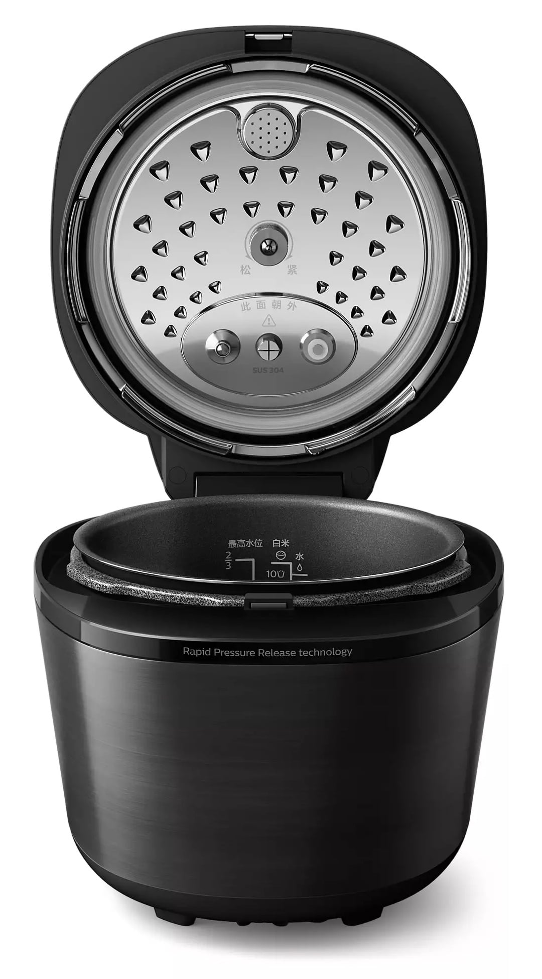 Мультиварка-скороварка Philips All-in-One Cooker HD2151, черный (HD2151/40)