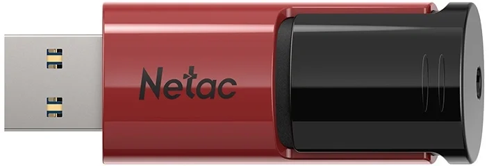 Носитель информации Netac U182 Red 64GB USB3.2 Flash Drive, retractable (replaced NT03U182N-064G-30RE)