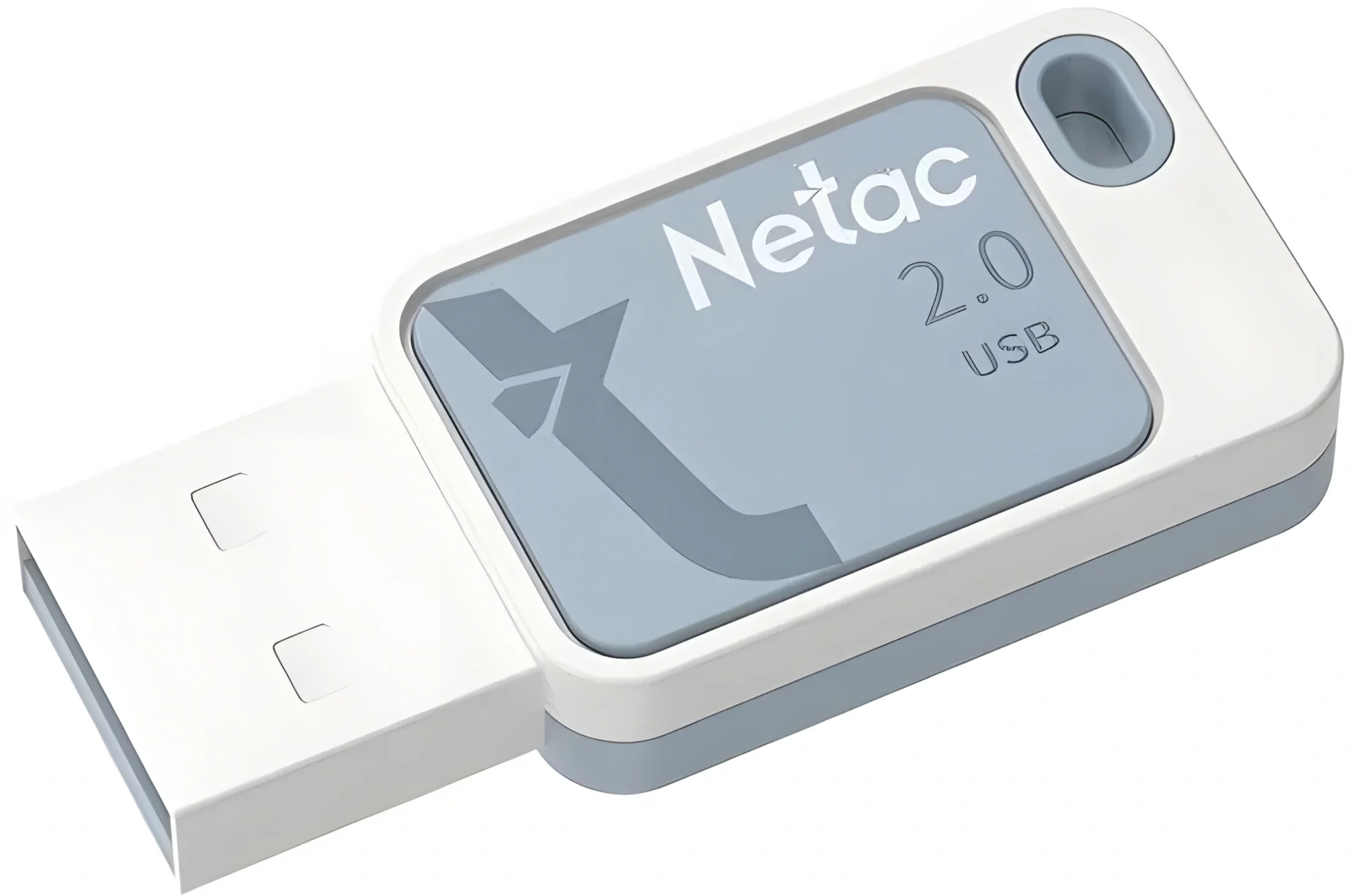 <108049> Флешка .16Gb Netac UA31 USB2.0 выдвижной, пластик, голубая [NT03UA31N-016G-20BL]