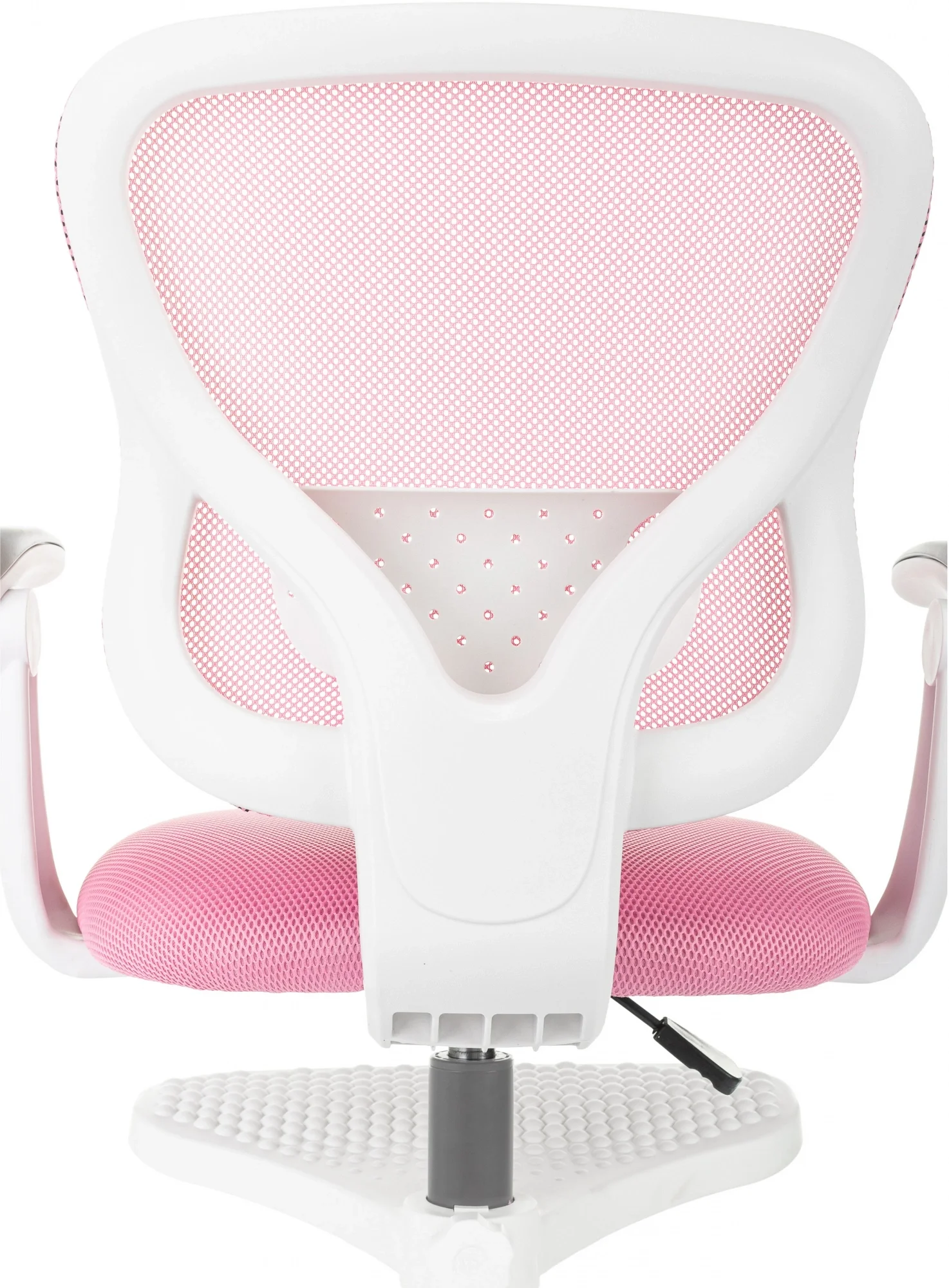 BUROKIDS 3 PINK Кресло детское Бюрократ Burokids 3 розовый сетка/ткань крестов. пластик подст.для  ног пластик белый