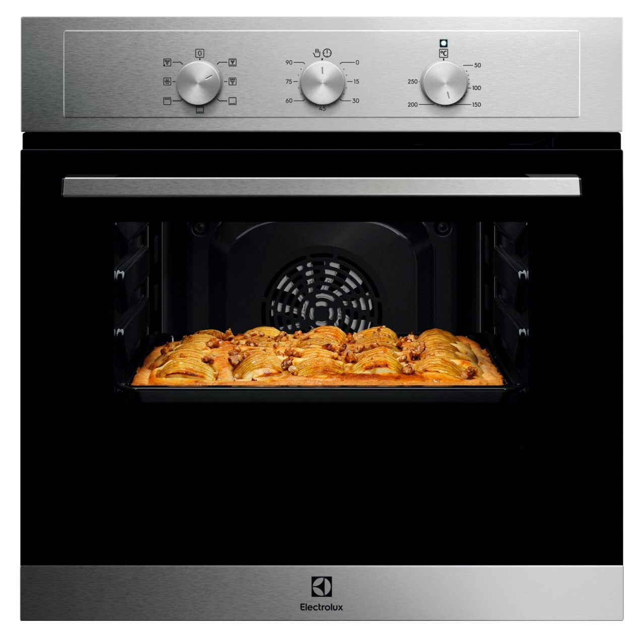 Духовой шкаф электрический встраиваемый Electrolux EOH2H00BX нержавеющая сталь