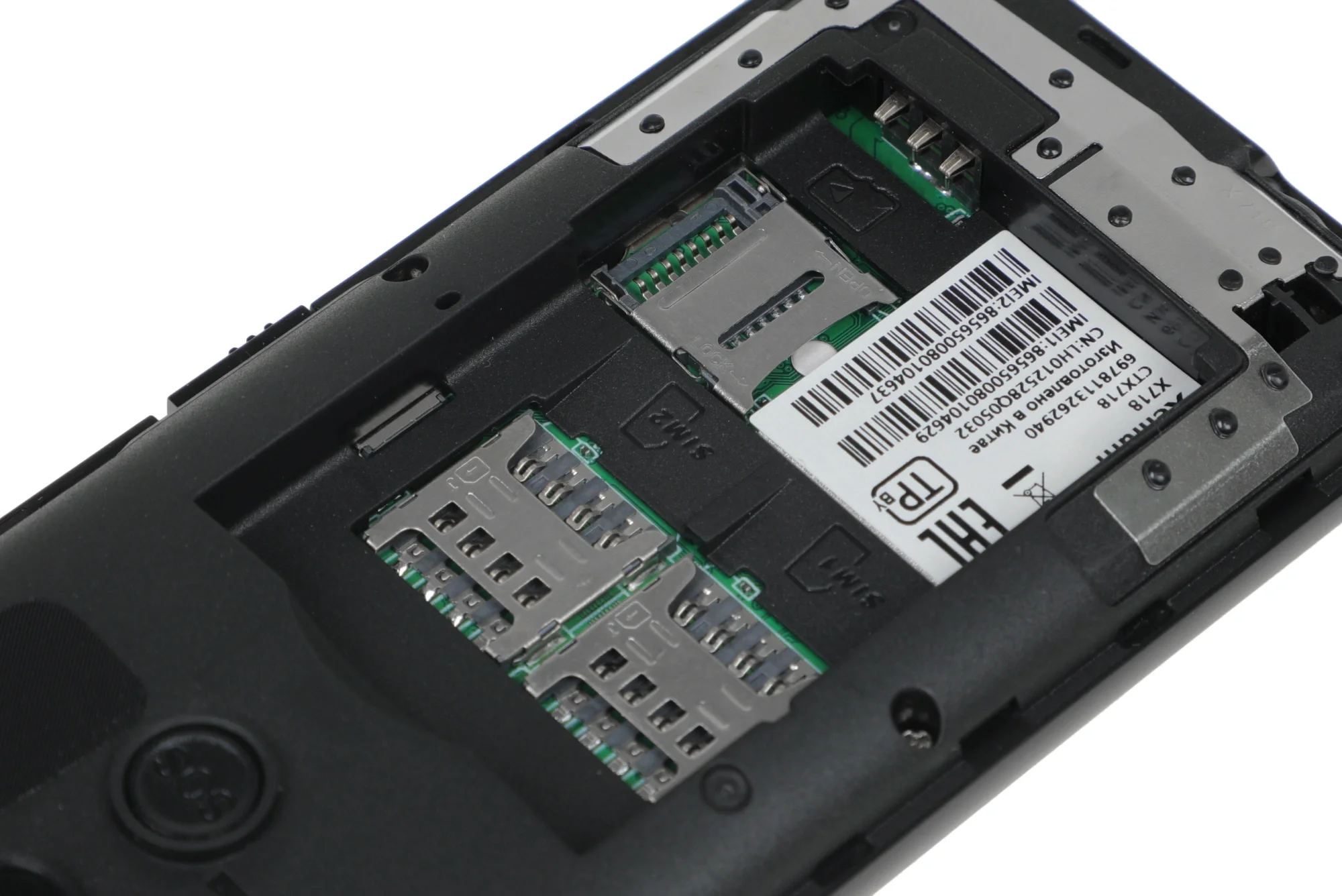 Мобильный телефон Xenium 718 X черный моноблок 2Sim 1.77" 128x160 Spreadtrum ThreadX RTOS 0.3Mpix GSM900/1800 MP3 FM microSD max32Gb