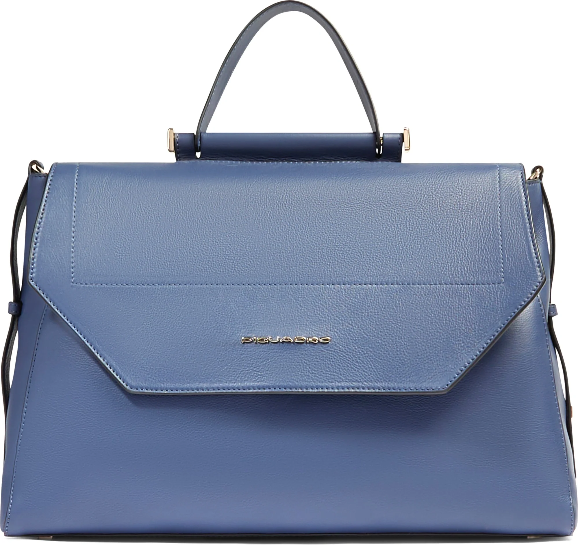 BD6778W92/BLU4 Деловая сумка женская Piquadro Circle  с отделением для ноутбука 14"  синяя  натур.кожа