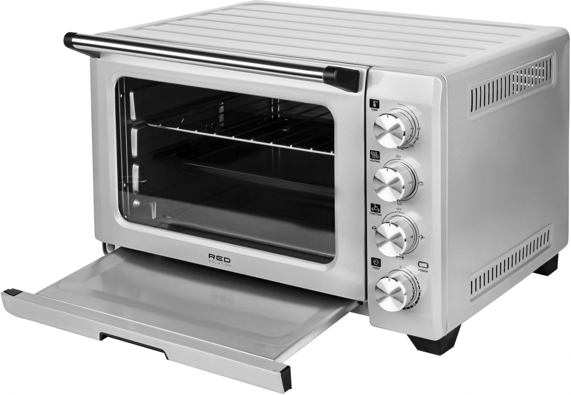Мини-печь Red Solution RO-5701  33л. 1600Вт серебристый