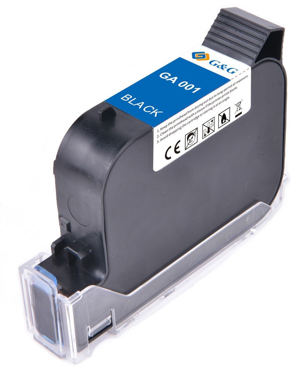 Картридж струйный G&G GA-001BK черный пигментный (42мл) для G&G GG-HH1001B/ GG-HH1001A с чипом
