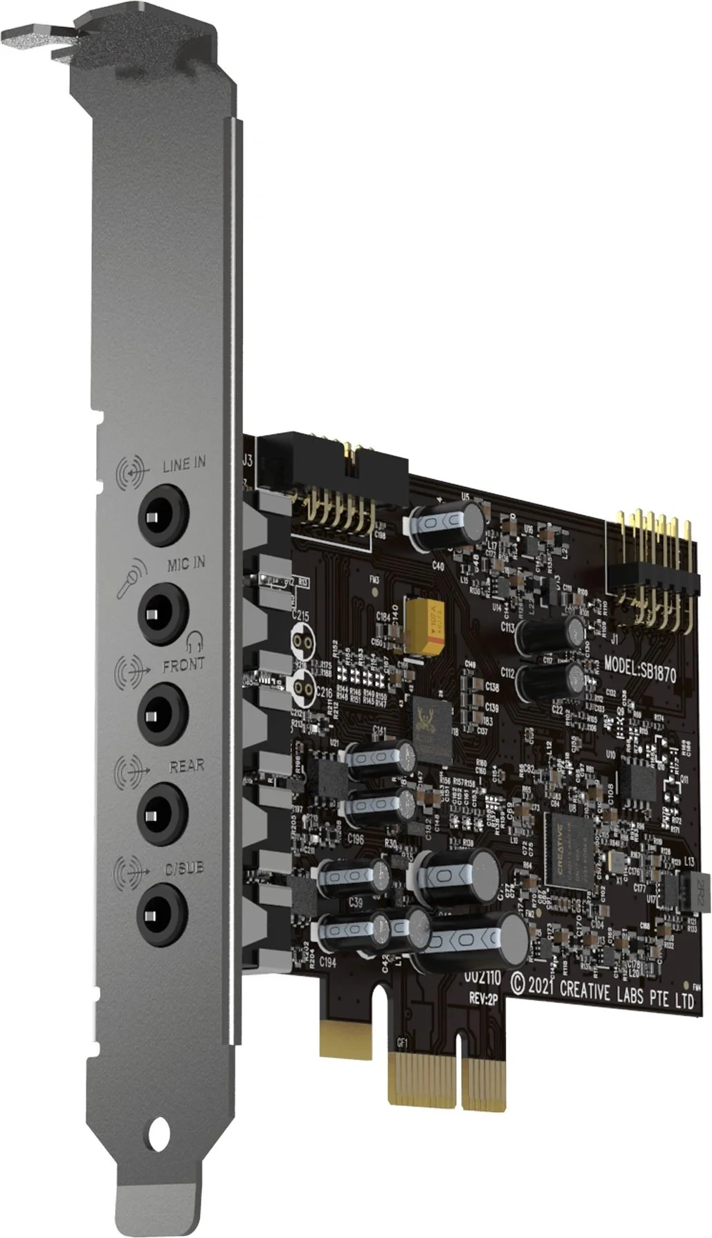 Звуковая карта Creative PCI-E Audigy FX V2 5.1 Ret