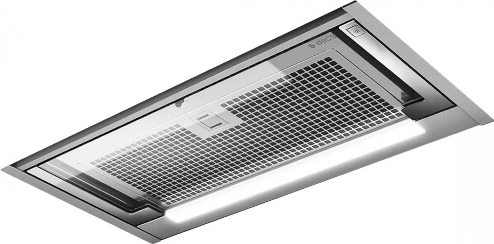 Вытяжка ELICA PRF0109788, Glass Out IX/A/90, встраиваемая, 1000 м³/ч