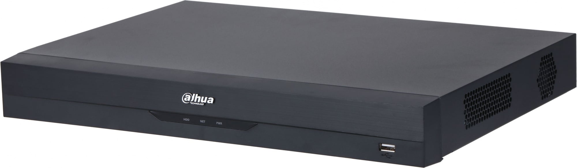 DHI-NVR4232-EI 32-канальный IP-видеорегистратор 4K, H.265+ и ИИ. Входящий поток до 256Мбит/с; сжатие: H.265+, H.265, H.264+, H.264, MJPEG; разрешение записи до 16Мп; накопители: 2 SATA III до 16Тбайт; воспроизведение: 16кн@2Mp, 2кн@16Мп; видеовыходы: 1 HDMI, 1 VGA; cеть: 1 RJ45 1000Мбит/с; aудиовх/вых: 1/1; тревожные вх./вых.: 4/2; питание: 12В(DC); видеоаналитика: 1кн детектор лиц и распознавание лиц (12лиц/с), 2кн охрана периметра, IVS, 4кн SMD Plus; видеоаналитика с камер: детектор лиц и распознавание лиц, интеллектуальный поиск.