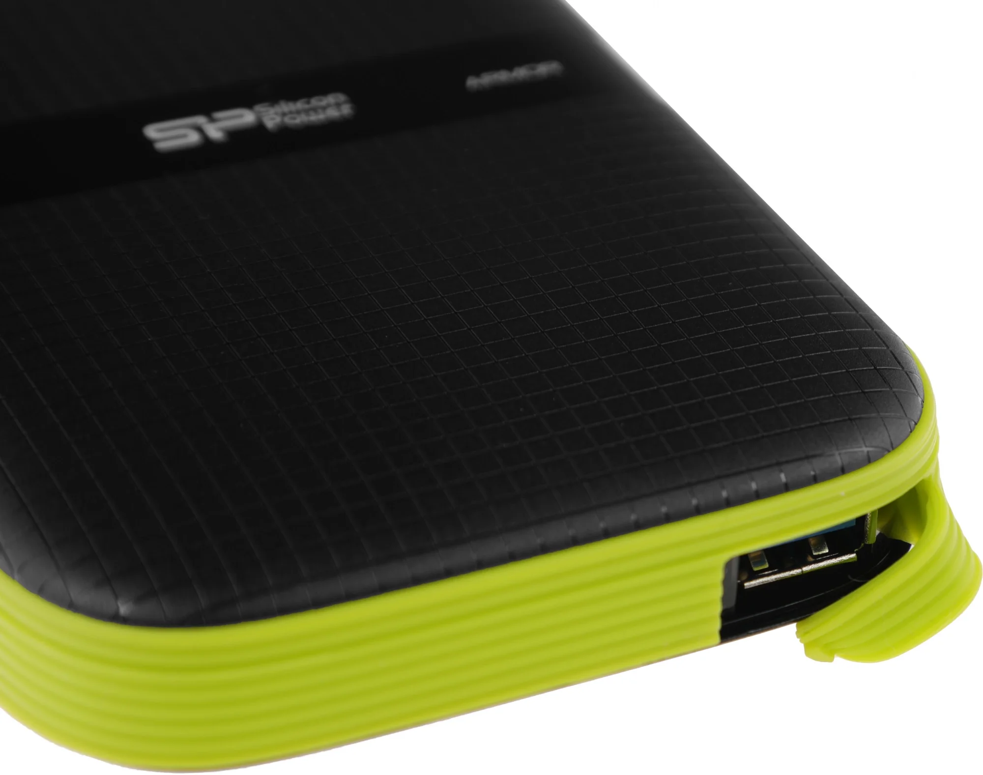 <086687> Внешний жесткий диск .4Tb Silicon Power Armor A60 2.5" USB3.1 водонепроницаемый черный/зеленый [SP040TBPHDA60S3K]