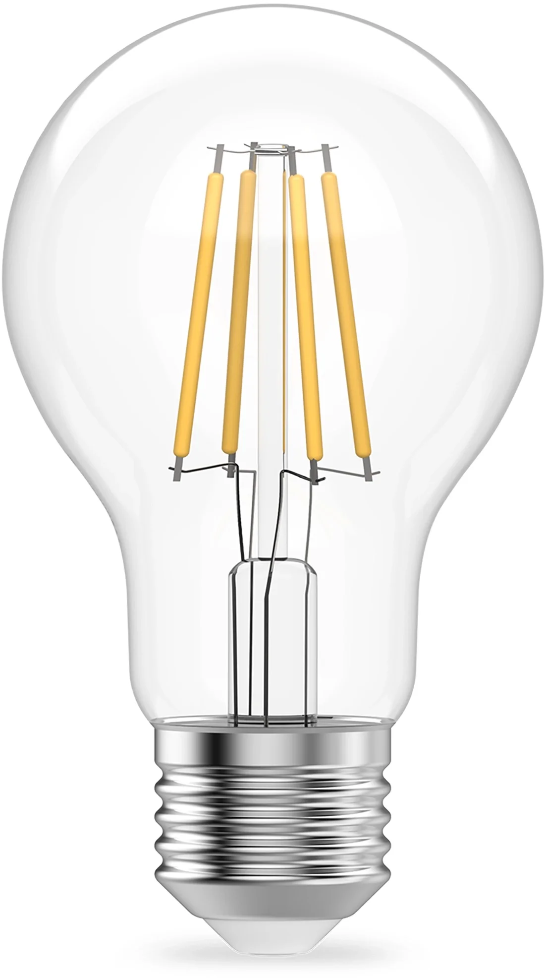 Лампа светодиодная филаментная Gauss Filament 11Вт цок.: E27 груша св. свеч. бел. теп. (упак.: 10 шт)