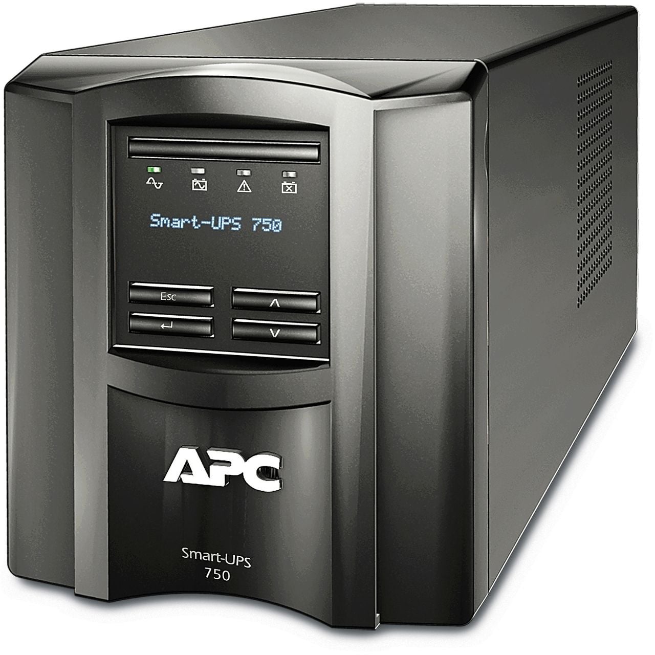 SMT750IC - Источник бесперебойного питания, APC, Smart-UPS SMT750IC, Линейно-интерактивный, Напольный, Мощность 750ВА/500Вт, 230В, Вых: 6 x IEC C13, RBC48, SmartConnect Port+SmartSlot, AVR, LCD, Чёрный
