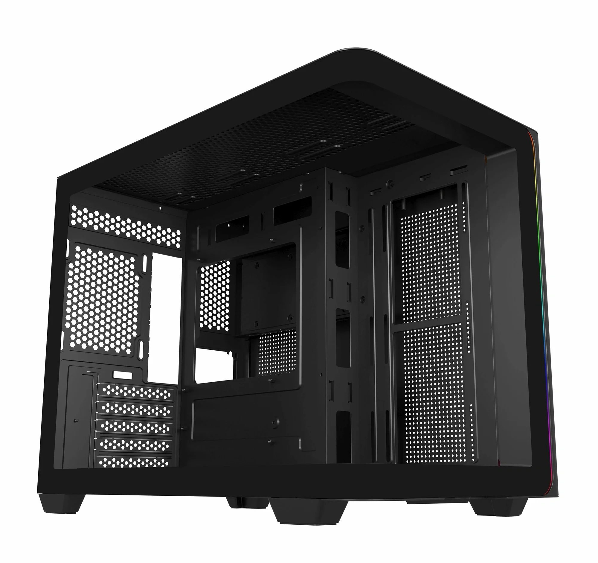 Корпус для ПК Bloody - BD-CC112, 3х2.5", 2х3.5", 2xUSB3.0, Mini Tower, без БП, цвет чёрный, BD-CC112-BK