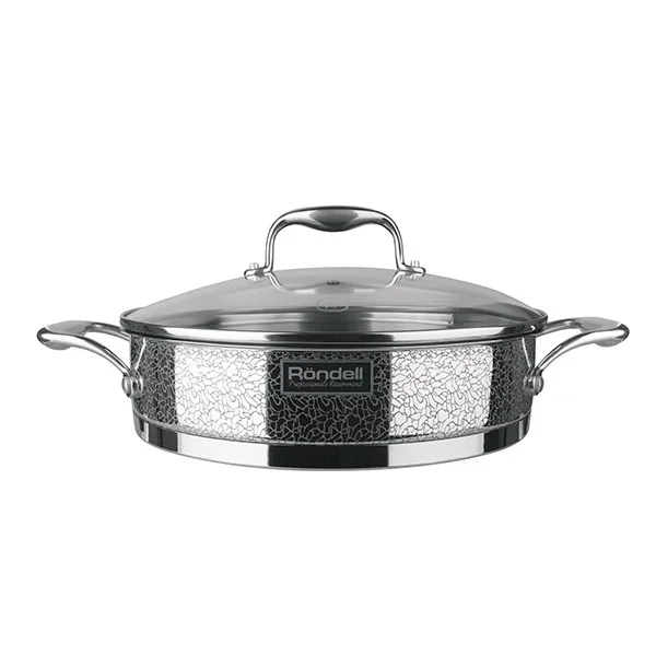 Сотейник Rondell Vintage RDS-353 26 см стеклянная крышка нержавеющая сталь