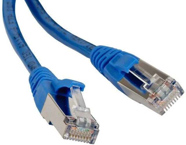 Патч-корд Hyperline PC-LPM-STP-RJ45-RJ45-C5e-0.5M-LSZH-BL Патч-корд F/­UTP, экранированный, Cat.5e, LSZH, 0.5 м, синий