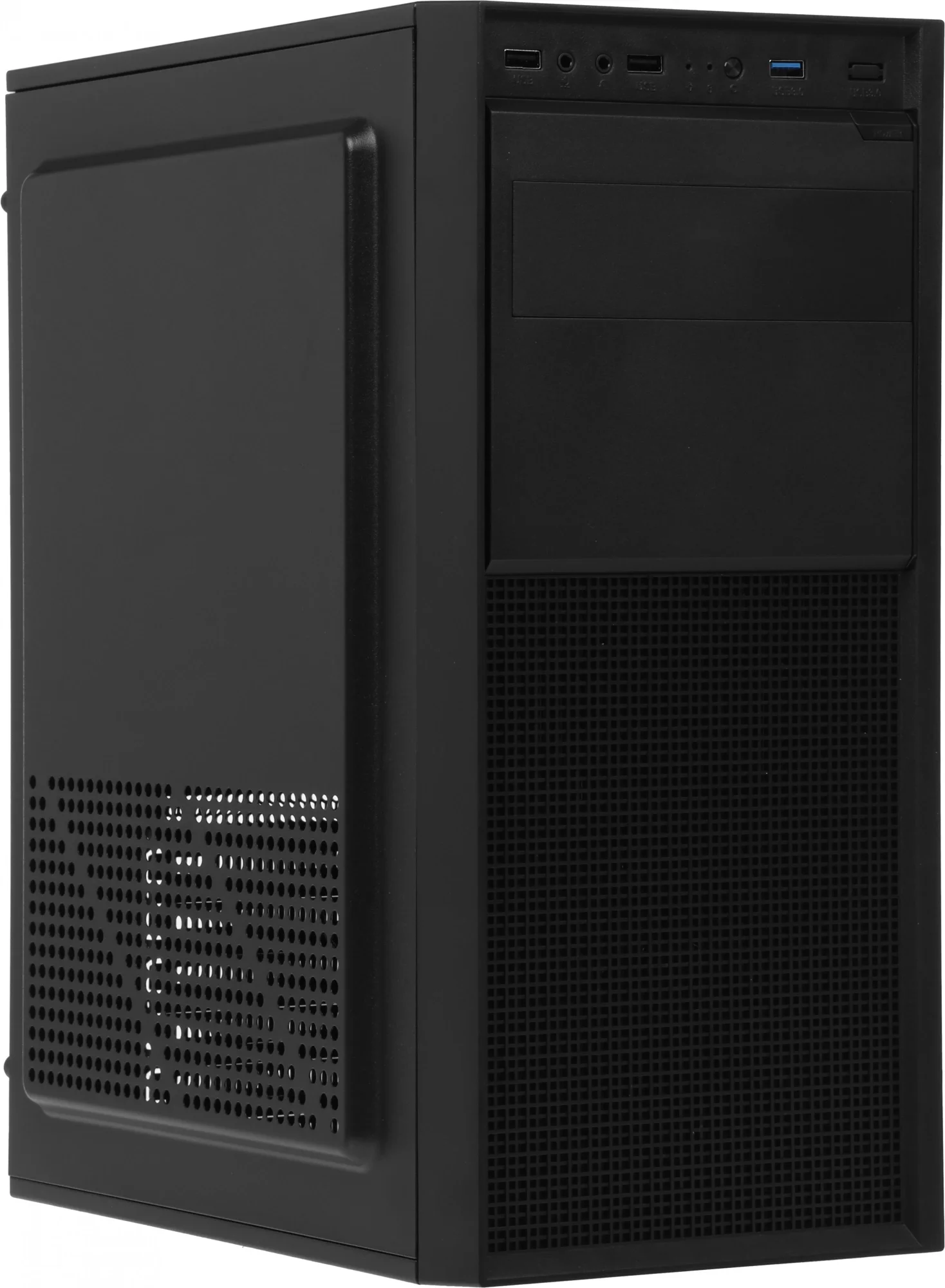 (Поврежденная упаковка) Компьютерный корпус Accord A-300 черный без БП ATX 1x120мм 2xUSB 2.0 1xUSB 3.0 audio