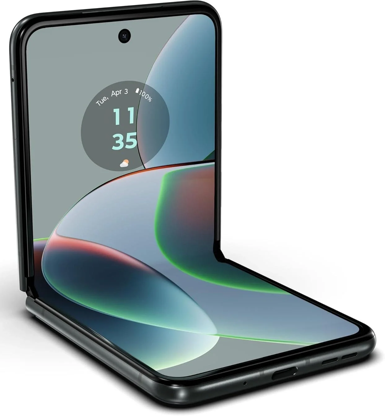 Смартфон Motorola XT2323-1 Razr 40 5G 256Gb 8Gb зеленый раскладной 3G 4G 1Sim 6.9" 1080x2640 Android 13 64Mpix 802.11 a/b/g/n/ac/ax NFC GPS GSM900/1800 GSM1900 Protect