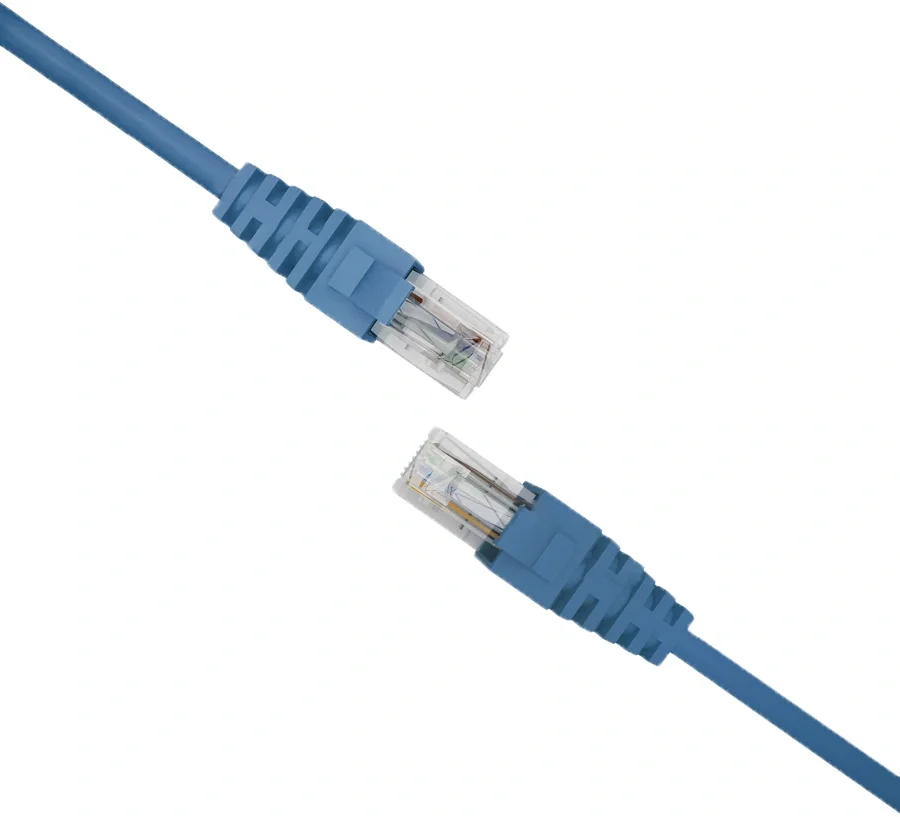 Патч-корд NTSS NTSS-PC-UTP-RJ45-5e-1.0-LSZH-BU UTP RJ-45 вил.-вилка RJ-45 кат.5E 1м синий LSZH 26AWG