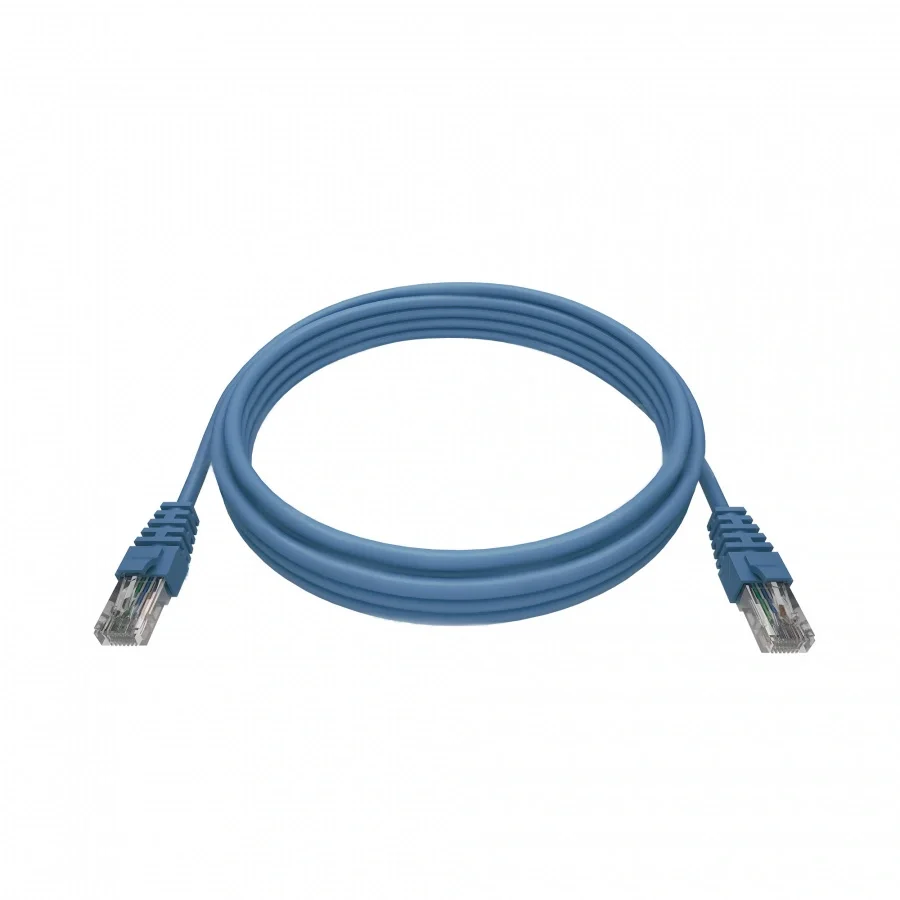 Патч-корд NTSS NTSS-PC-UTP-RJ45-5e-1.0-LSZH-BU UTP RJ-45 вил.-вилка RJ-45 кат.5E 1м синий LSZH 26AWG