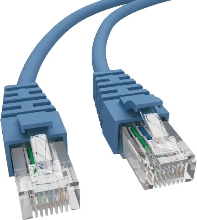 Патч-корд NTSS NTSS-PC-UTP-RJ45-5e-1.0-LSZH-BU UTP RJ-45 вил.-вилка RJ-45 кат.5E 1м синий LSZH 26AWG