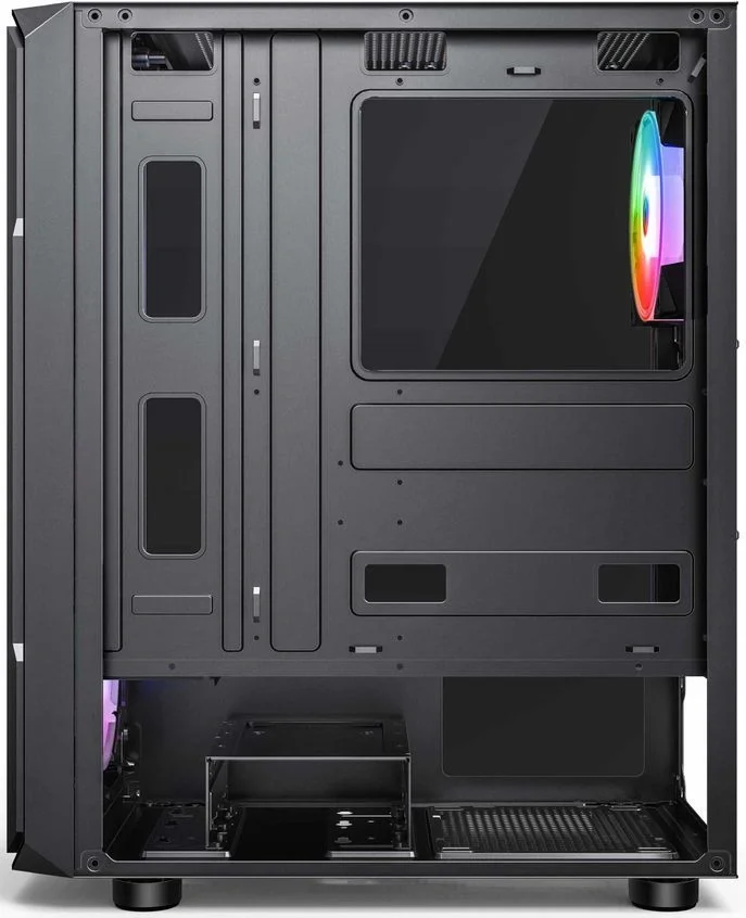 Корпус Accord ACC-3338 черный без БП ATX 6x120mm 1xUSB2.0 1xUSB3.0 audio bott PSU