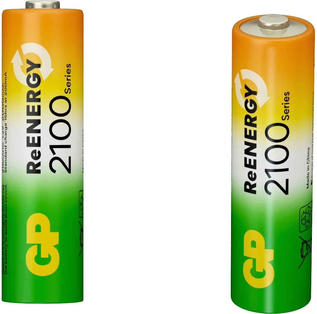 Аккумулятор GP 210AAHC/75AAAHCRGY-2CRCB8, AA+AAA NiMH, 2000mAh, 4шт