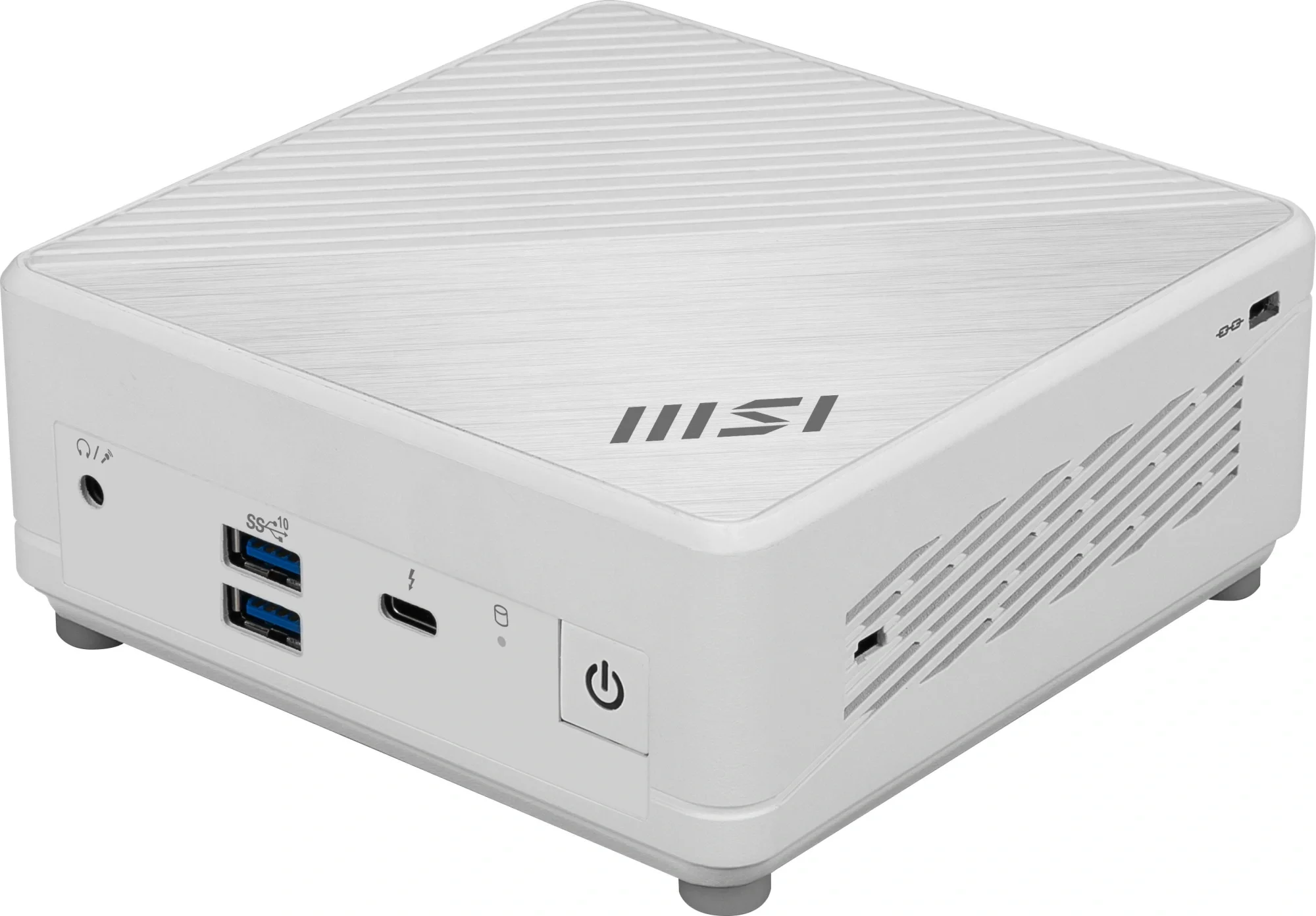Неттоп MSI Cubi 5 1M-465BRU Core 3 100U (1.2) Graphics без ОС 2.5xGbitEth+1xGbitEth WiFi BT 65W белый (936-B0A822-465)