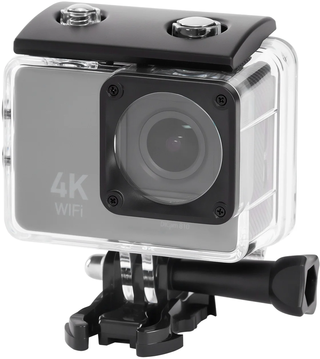 Экшн-камера Digma DiCam 810 серый