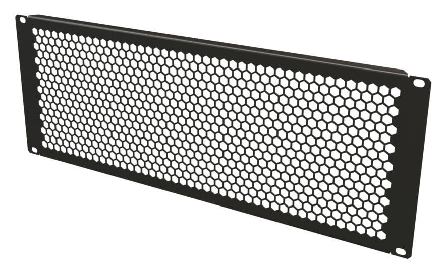 Hyperline BPD-4-RAL9005 Фальш-панель перфорированная на 4U, цвет  черный (RAL 9005)