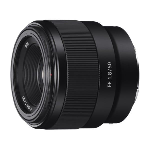 Объектив Sony SEL50F18F.SYX, 50 мм, f/1.8, фикс-объектив, компактный светосильный стандартный объектив с асферическим элементом, Sony E (FE), черный