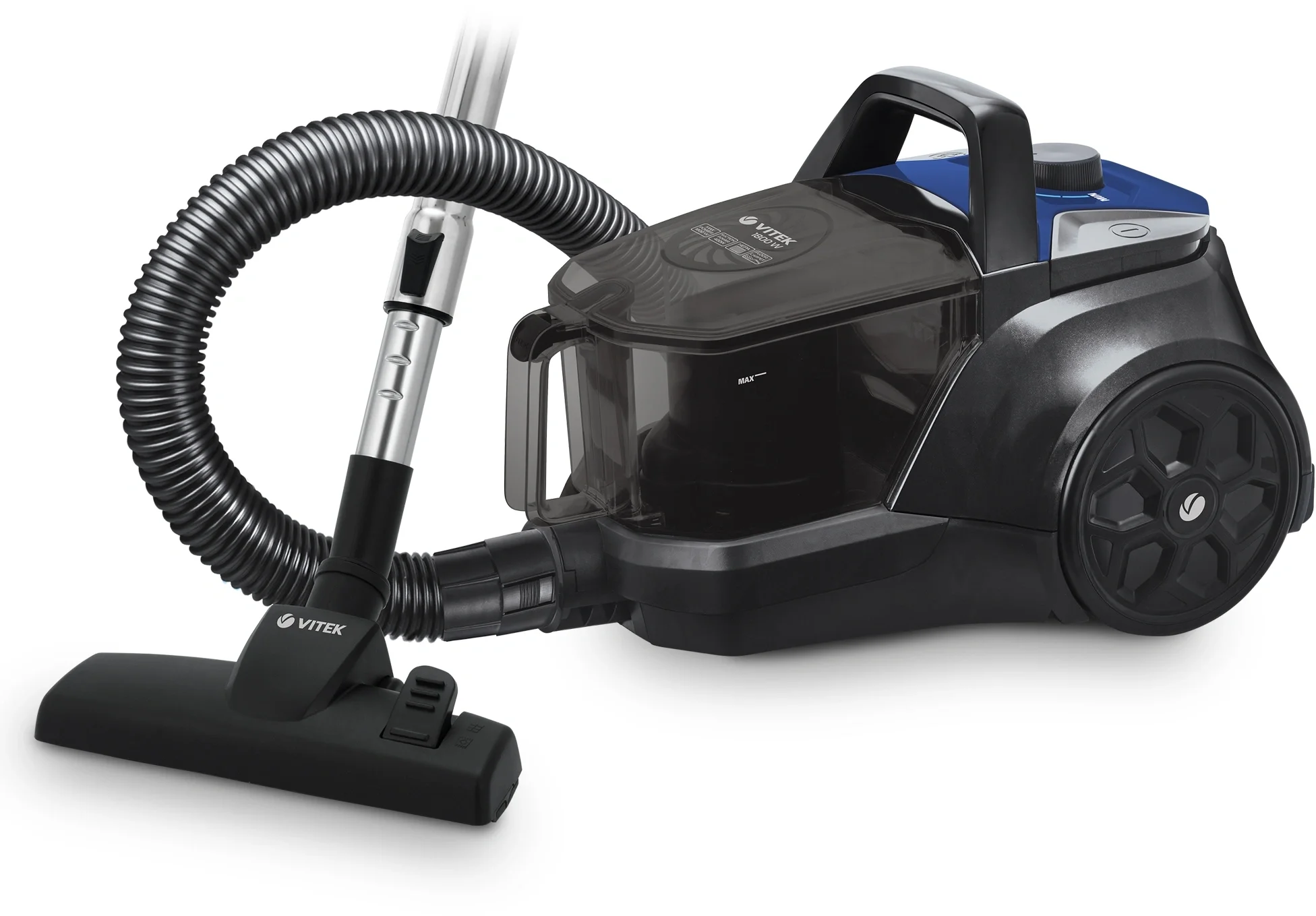 Пылесос Vitek VT-1829, 400/1800 Вт, сухая уборка, контейнер 3.5 л
