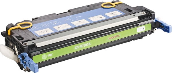 Картридж лазерный CACTUS (CS-Q7583A) для HP ColorLaserJet CP3505/3800, пурпурный, ресурс 6000 стр.