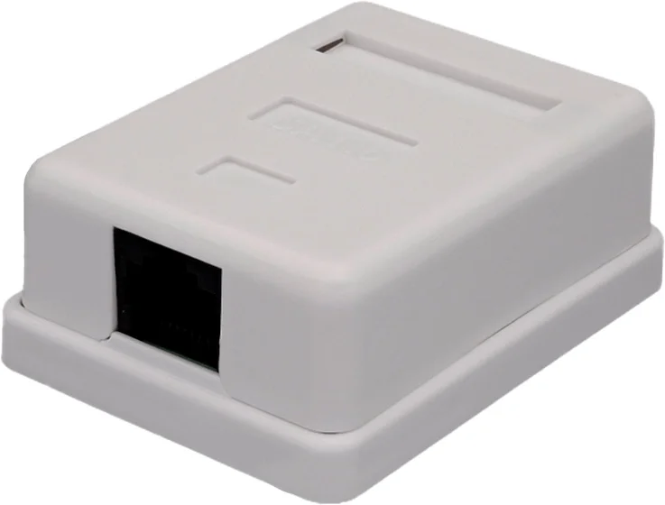 Розетка Suprlan 10-0355-1, RJ-45, Cat.6, 1 порт, UTP