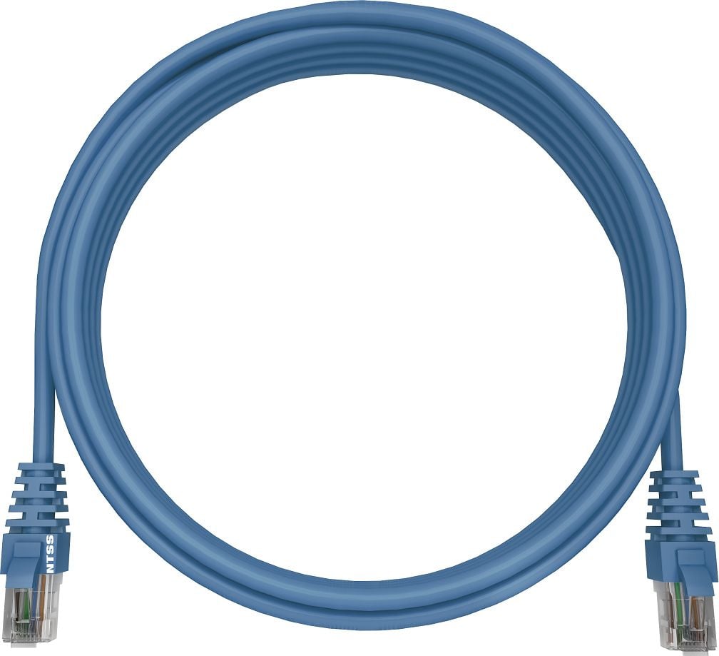 Патч-корд NTSS NTSS-PC-UTP-RJ45-5e-2.0-LSZH-BU NTSS-PC-UTP-RJ45-5E-2.0-LSZH UTP RJ-45 вил.-вилка  RJ-45  кат.5E  2м синий