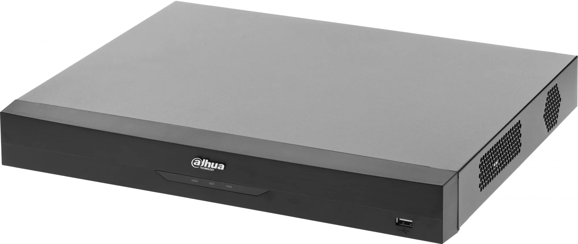 DAHUA DHI-NVR5232-EI 32-канальный IP-видеорегистратор 4K, H.265+, видеоаналитика,  входящий поток до 384Мбит/с, 2 SATA III до 16Тбайт
