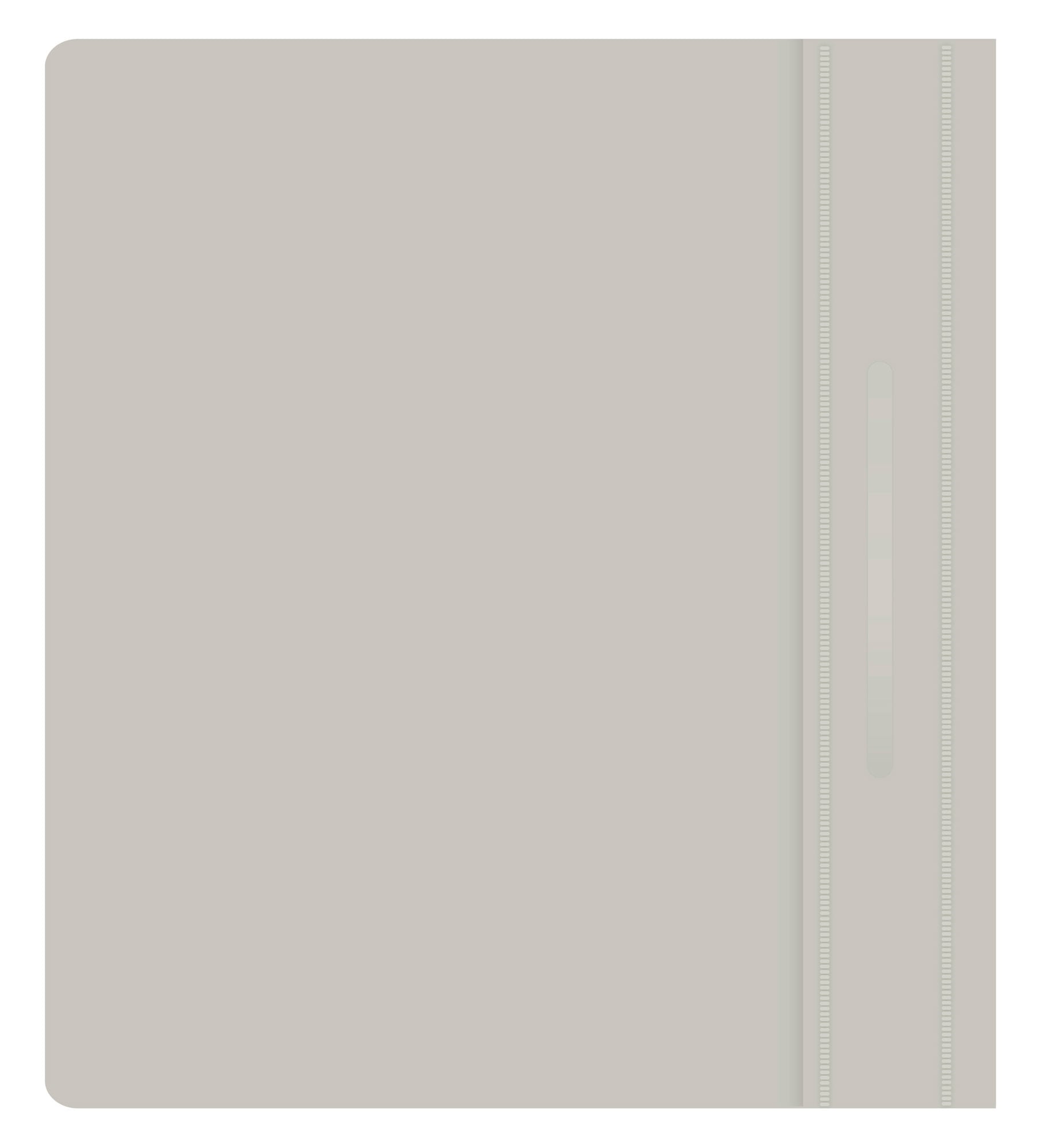 Папка-скоросшиватель Бюрократ Люкс -PSL20A5GREY A5, прозрачный верхний лист, пластик, серый 0.14/0.18