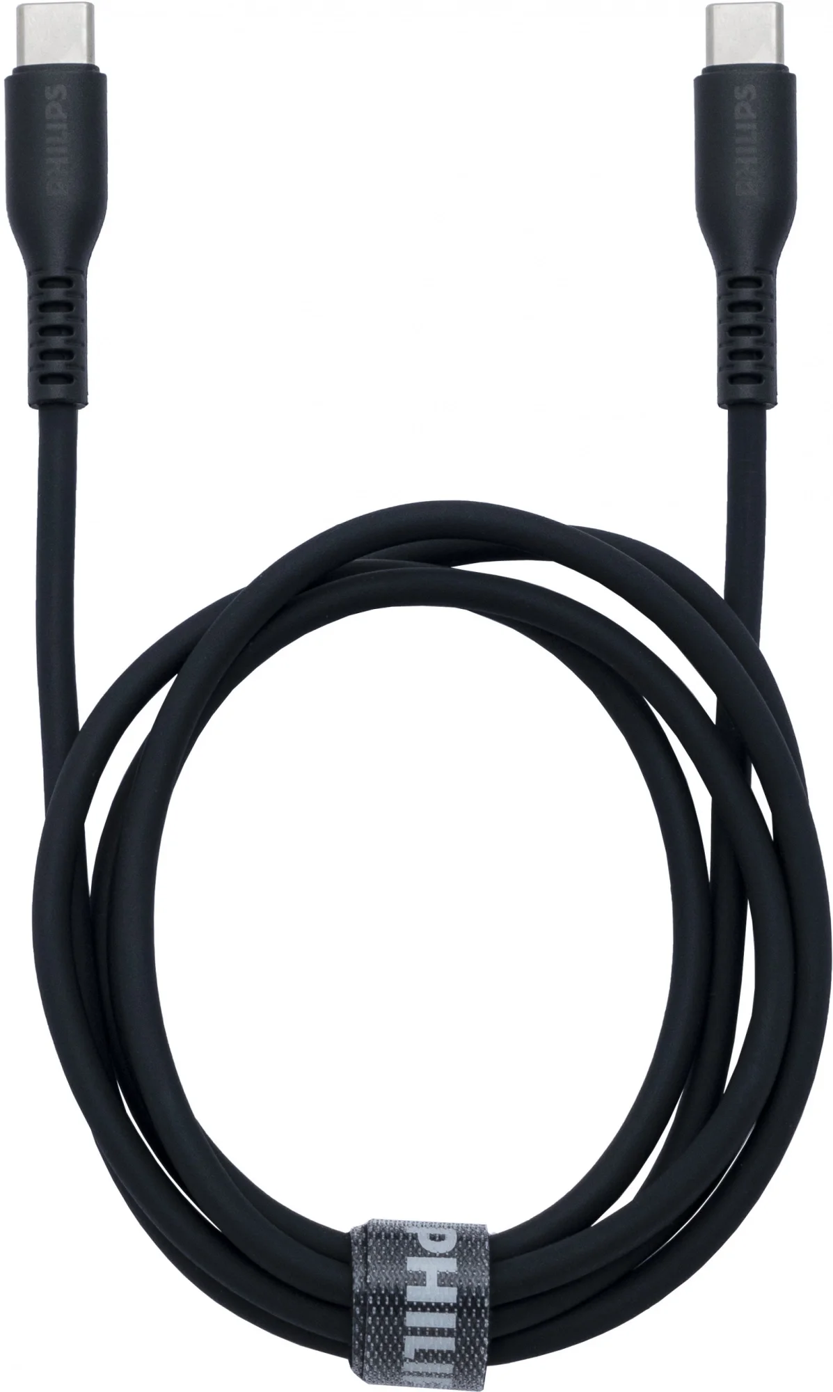 Кабель Philips DLC8601 USB Type-C (m)-USB Type-C (m) 1.2м  черный коробка (упак.:1шт)