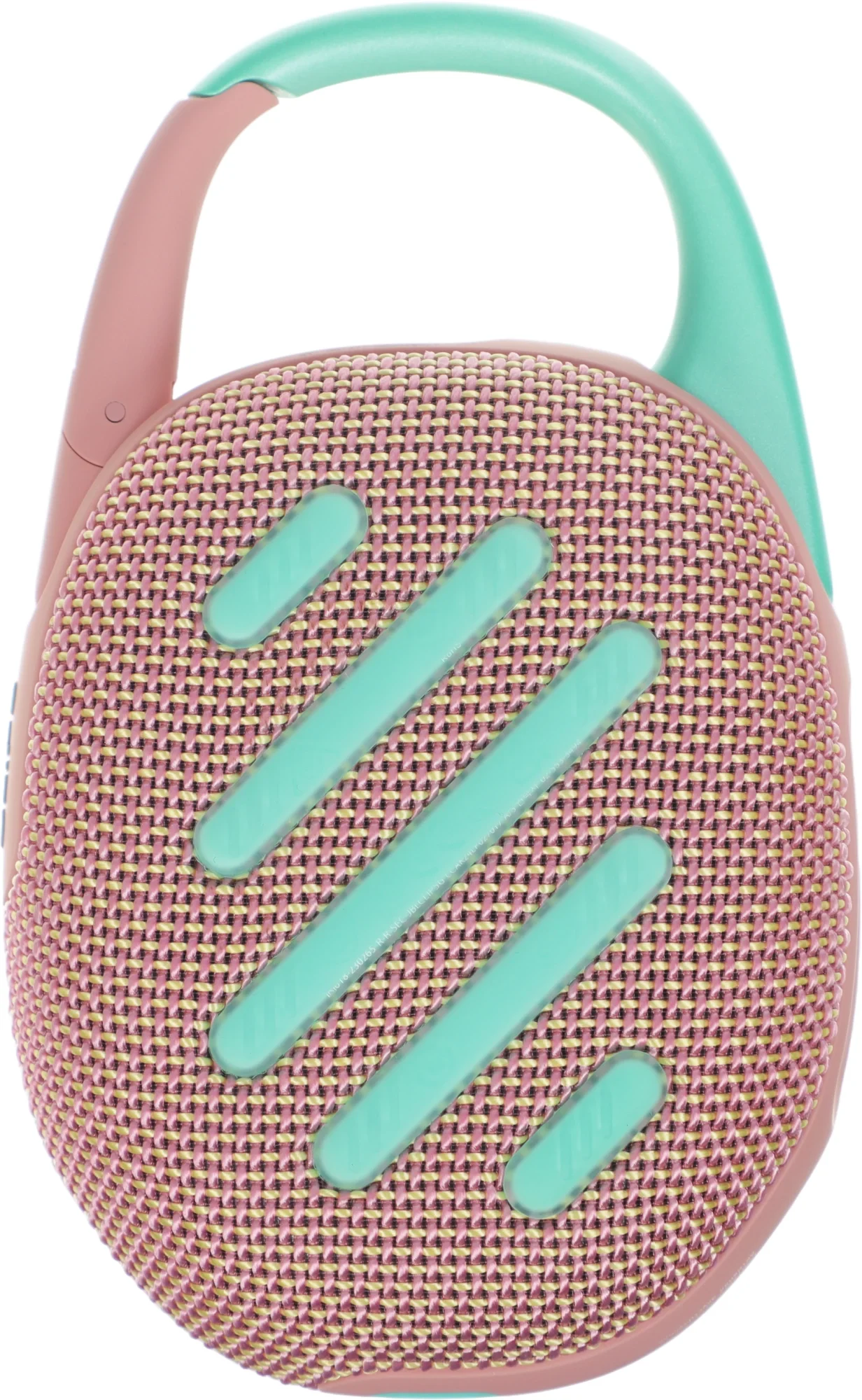 Портативная колонка JBL Clip 5, фиолетовый, 5 Вт, Bluetooth 5.3, 2000мАч, время работы 12 ч, влагозащита IP67, карабин