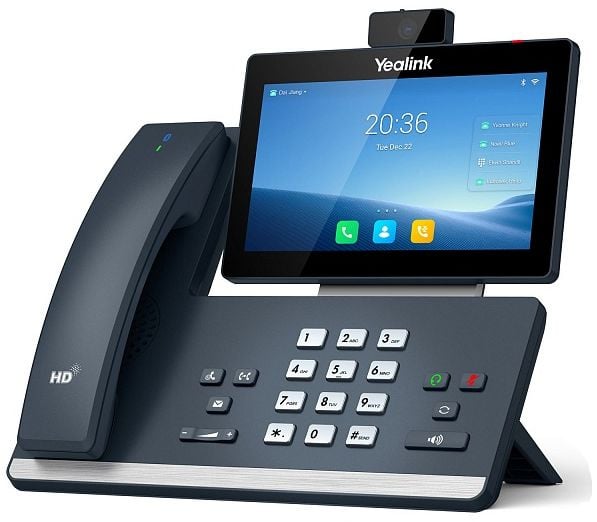 IP-телефон Yealink SIP-T58W PRO WITH CAMERA, 1GbE LAN/WAN, PoE