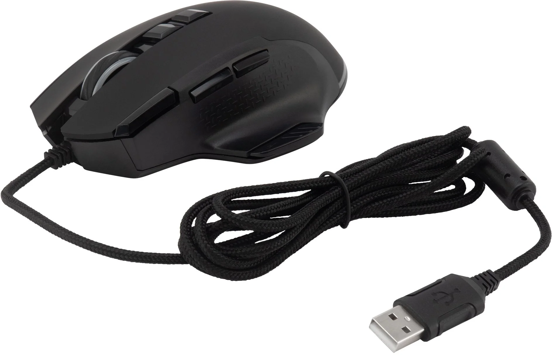 (Поврежденная упаковка) Мышь проводная Acer OMW180 черный, 6400 dpi, USB, кнопки - 9